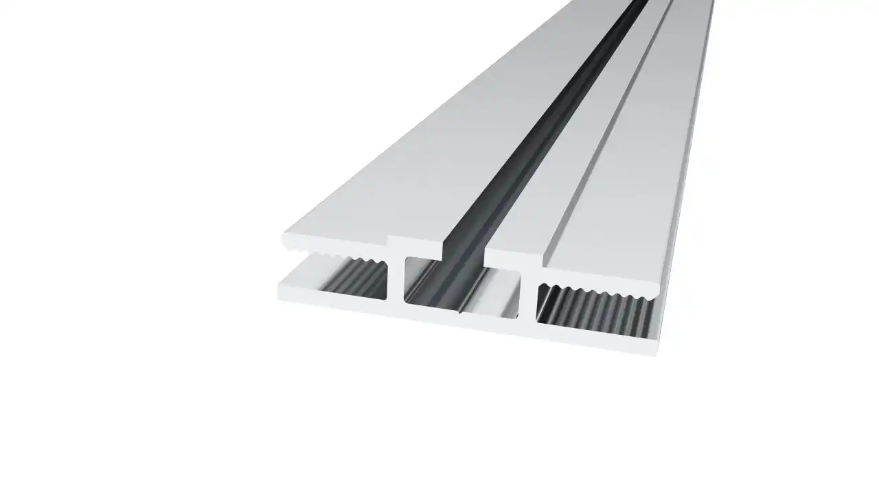 40MM Double-sided fabric aluminum Extrusion tension fabric structure display lightbox stand profiles frame