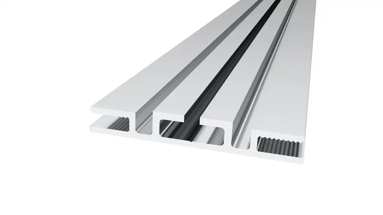 60MM Double-sided fabric aluminum Extrusion tension fabric structure display lightbox lighting stand profiles frame