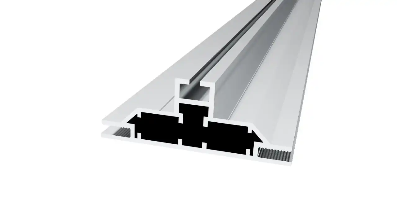 80MM Double-sided fabric aluminum Extrusion tension fabric structure display lightbox lighting stand profiles frame