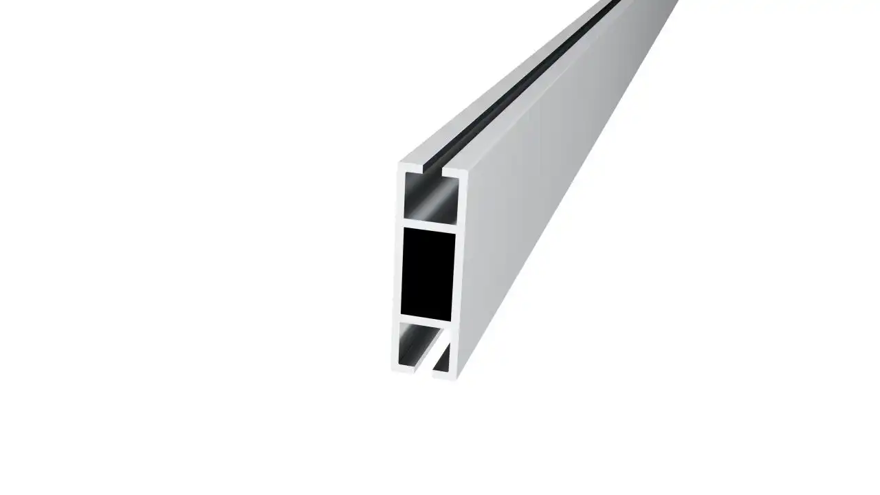 5016 support base cladding column fabric aluminum Extrusion tension fabric structure display lightbox lighting stand profiles frame