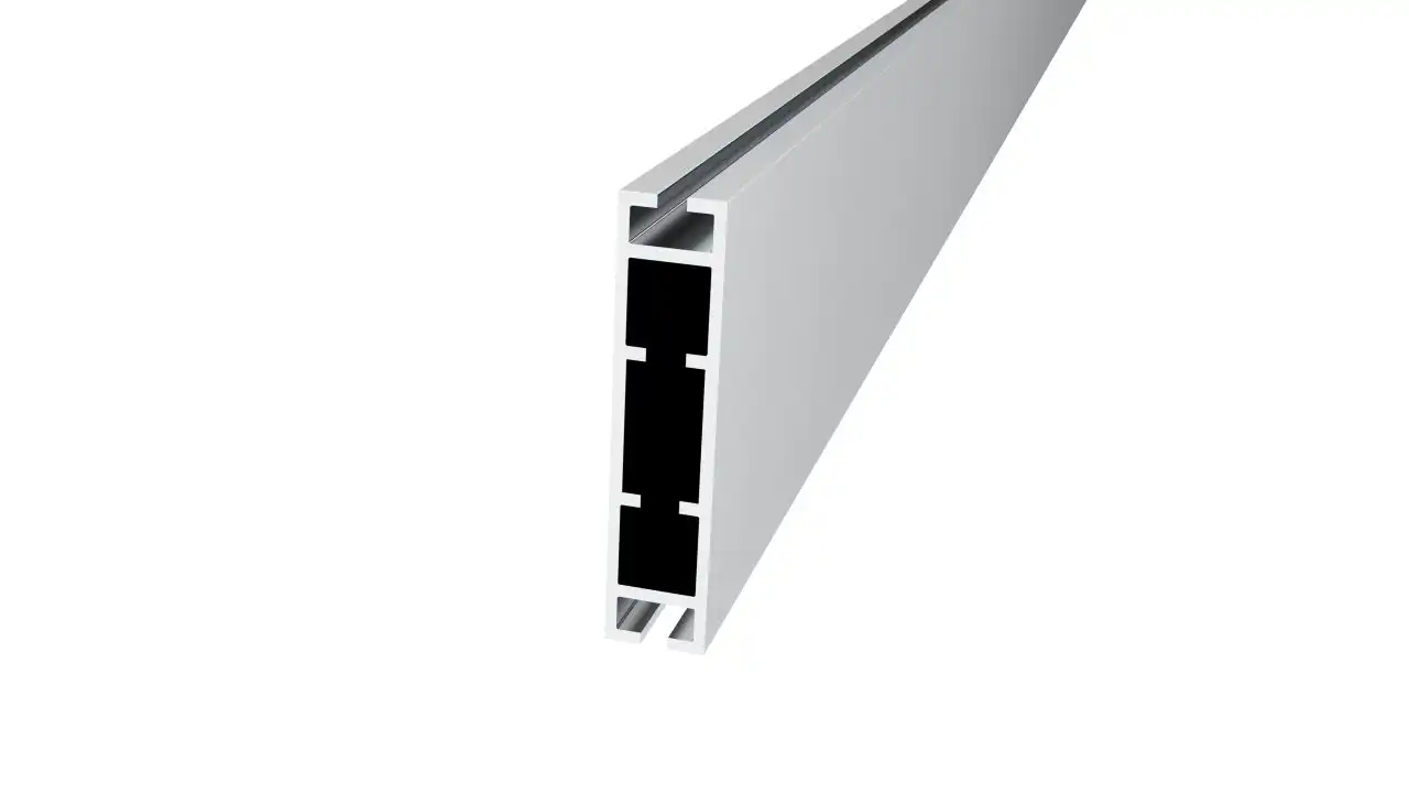 7016 support base cladding column fabric aluminum Extrusion tension fabric structure display lightbox lighting stand profiles frame