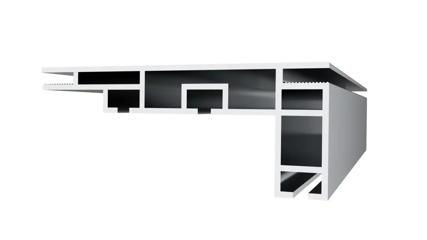 100MM Single-sided fabric aluminum Extrusion tension fabric structure display lightbox lighting stand profiles frame