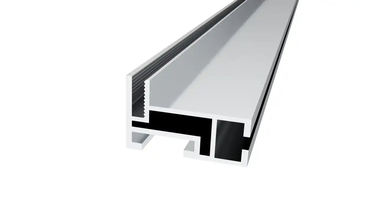 25MM Single-sided fabric aluminum Extrusion tension fabric structure display lightbox lighting stand profiles frame