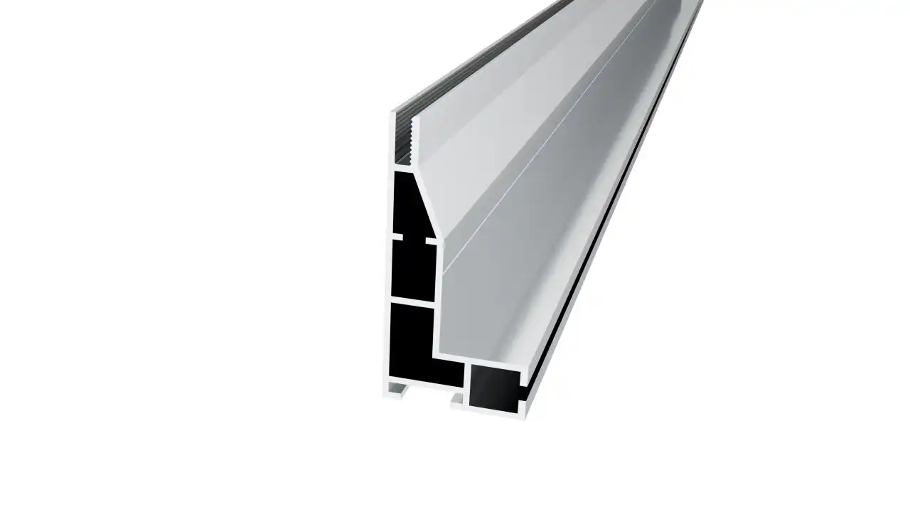 80MM Single-sided fabric aluminum Extrusion tension fabric structure display lightbox lighting stand profiles frame