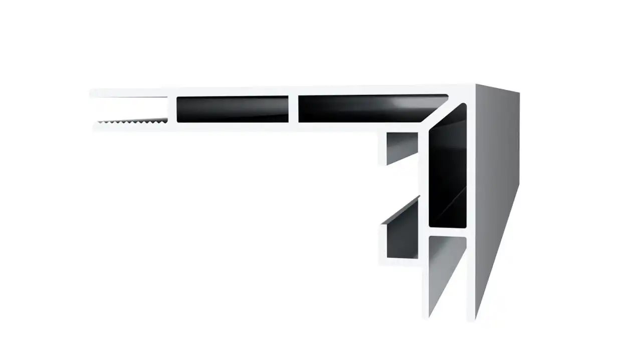 60MM Single-sided fabric aluminum Extrusion tension fabric structure display lightbox lighting stand profiles frame