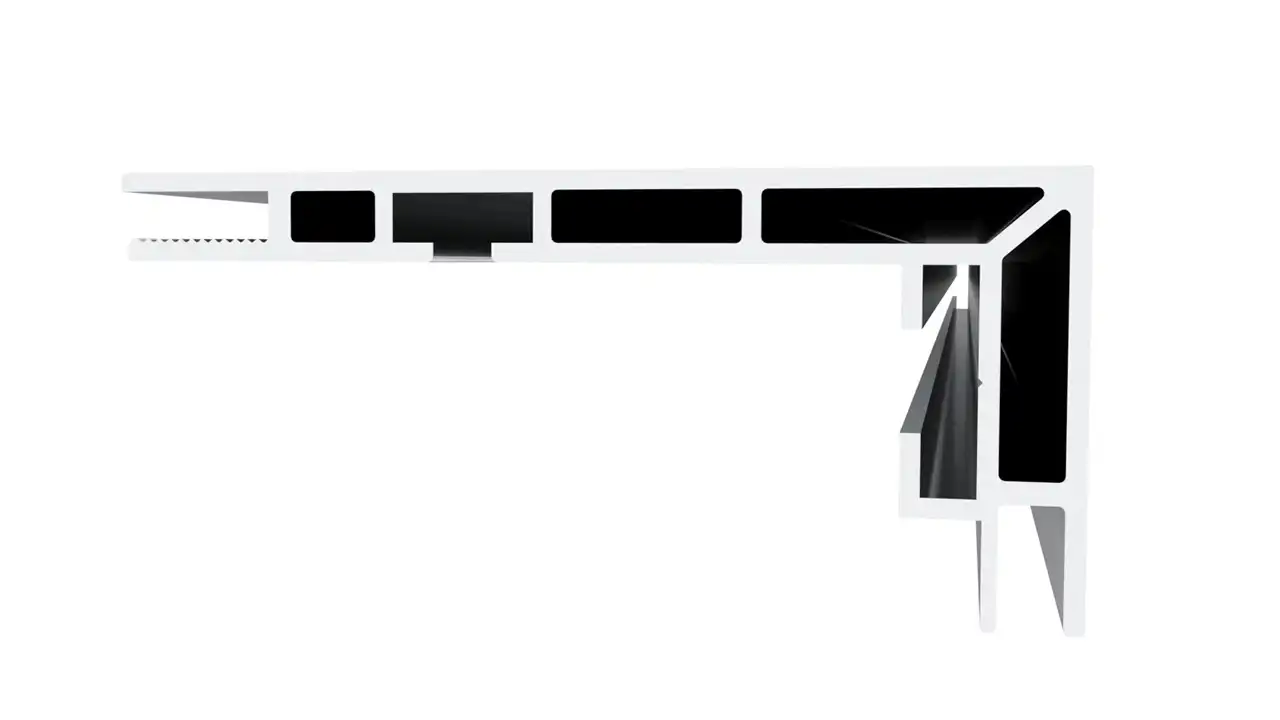 80MM Single-sided fabric aluminum Extrusion tension fabric structure display lightbox lighting stand profiles frame