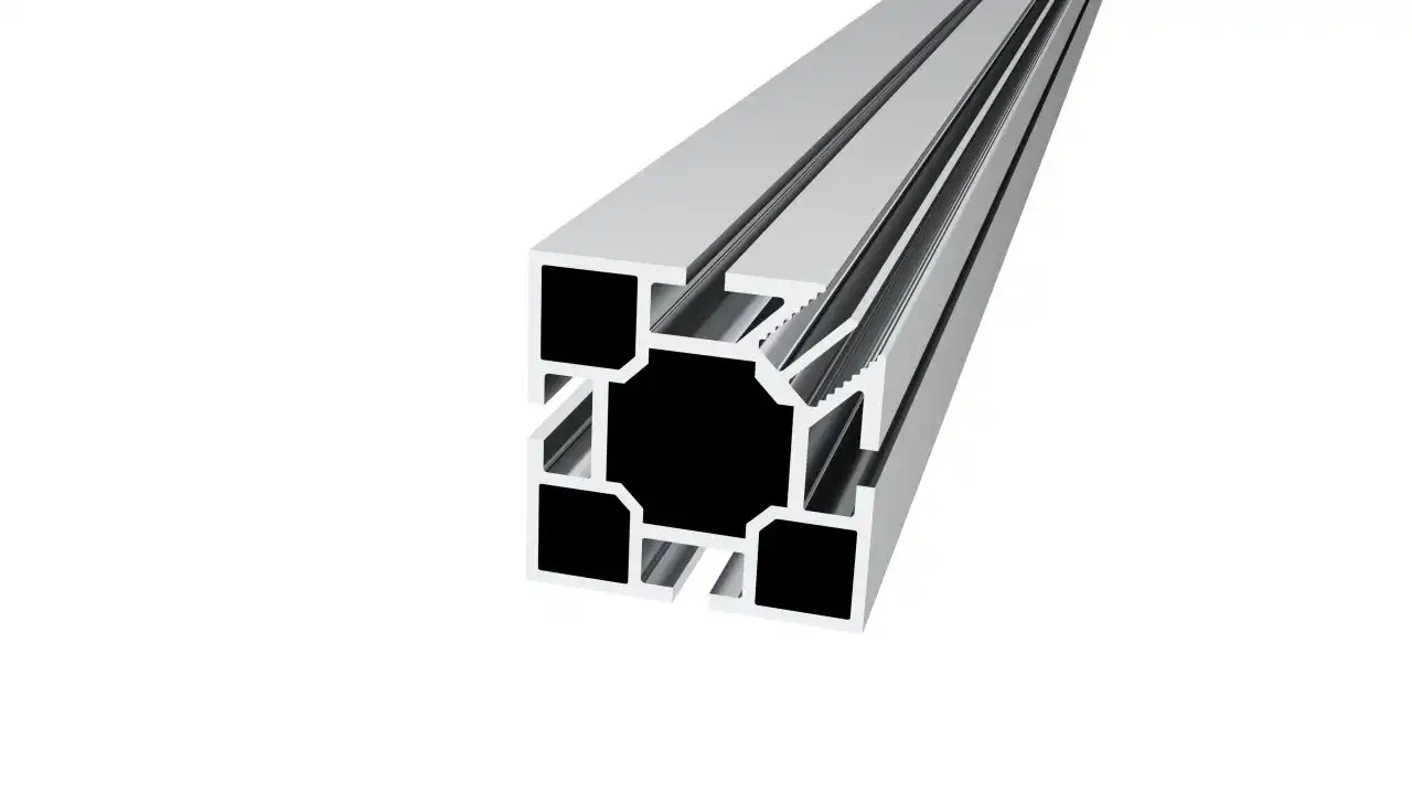 Corner support base cladding column fabric aluminum Extrusion tension fabric structure display lightbox lighting stand profiles frame