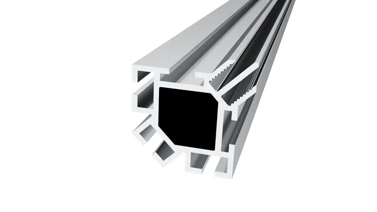 Corner support base cladding column fabric aluminum Extrusion tension fabric structure display lightbox lighting stand profiles frame
