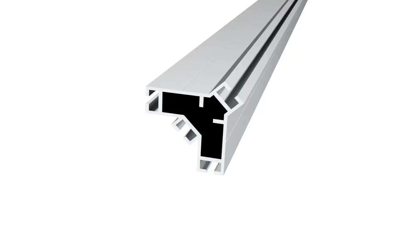 Corner support base cladding column fabric aluminum Extrusion tension fabric structure display lightbox lighting stand profiles frame