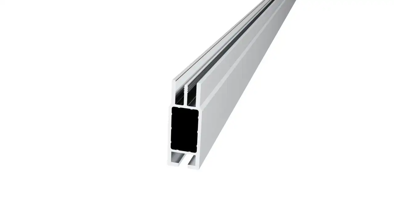 Corner support base cladding column fabric aluminum Extrusion tension fabric structure display lightbox lighting stand profiles frame