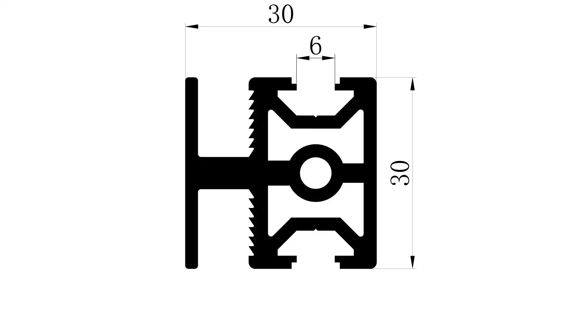 3030 aluminum extrusion